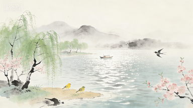 AI画古诗 - 芊芊